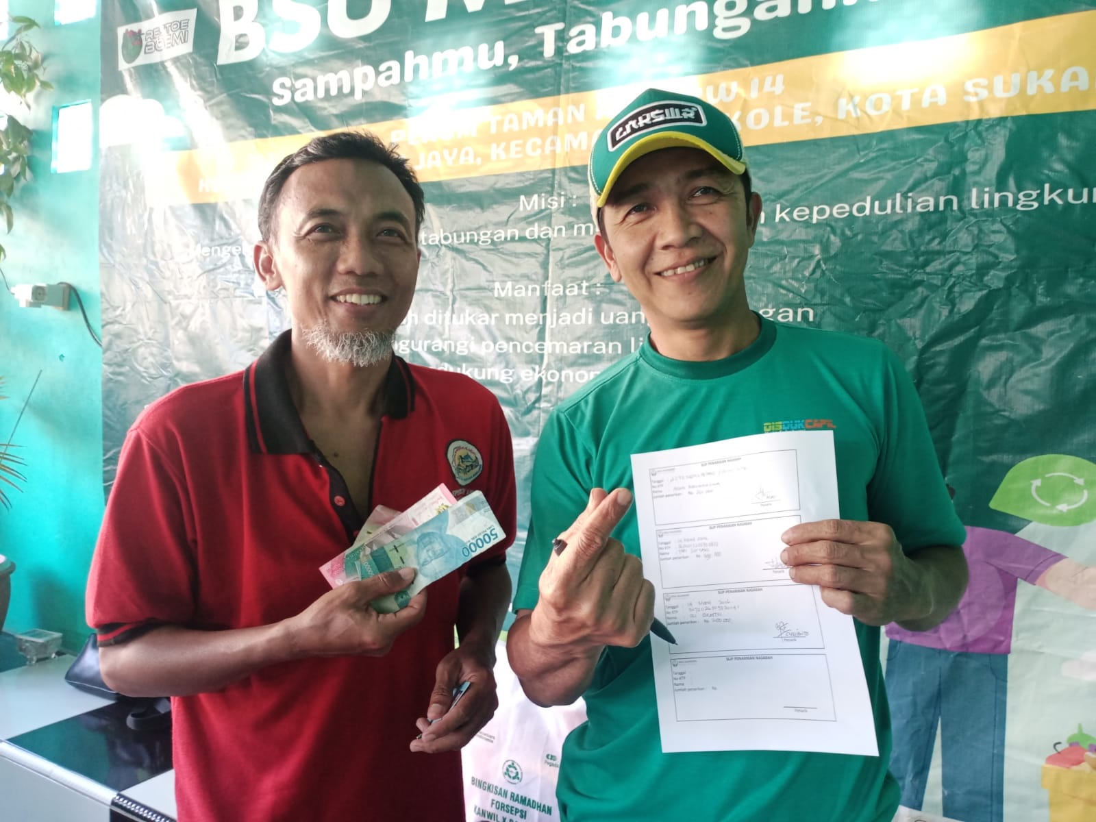 Resident withdrawing savings